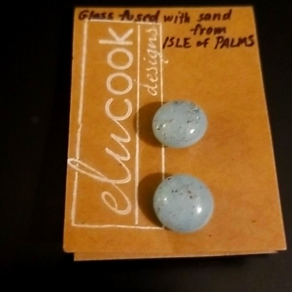 Light blue earrings